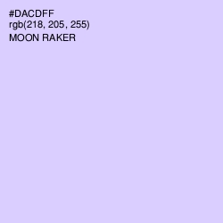 #DACDFF - Moon Raker Color Image